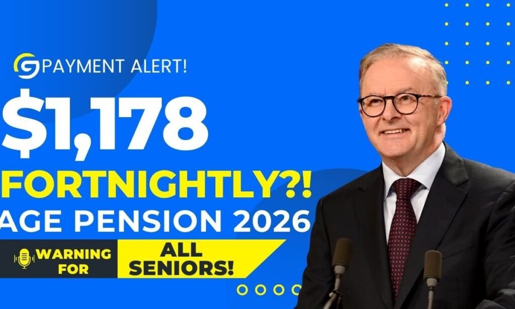 🇦🇺 Australia Age Pension Rates 2026 – $1,178 Per