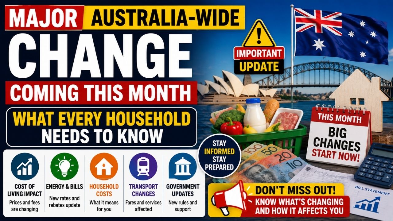 Major Australia-Wide Change Coming This Month