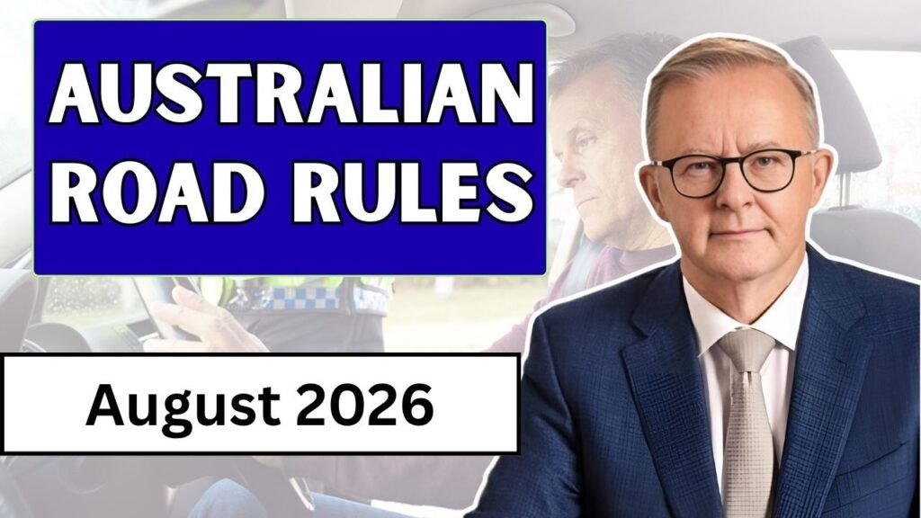 Australian Road Rules August 2026