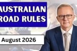 Australian Road Rules August 2026