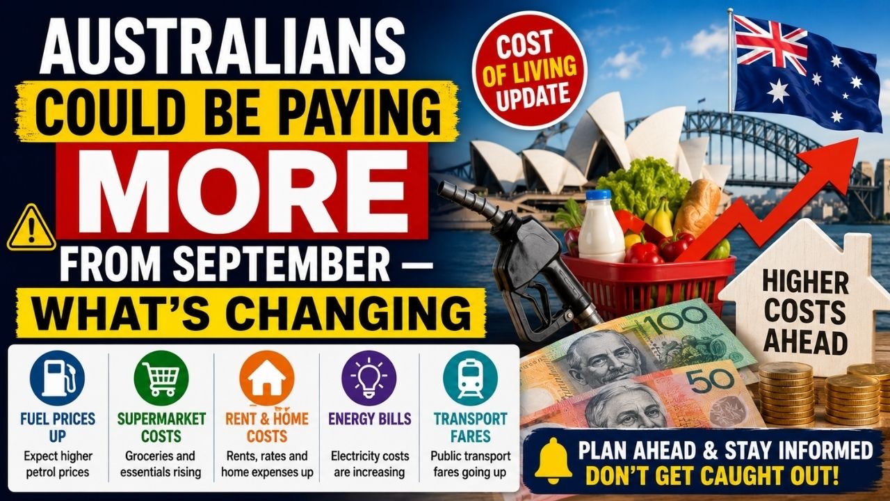 Australians Could Be Paying More From September