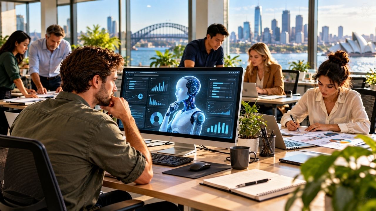 AI is entering Australian workplaces faster