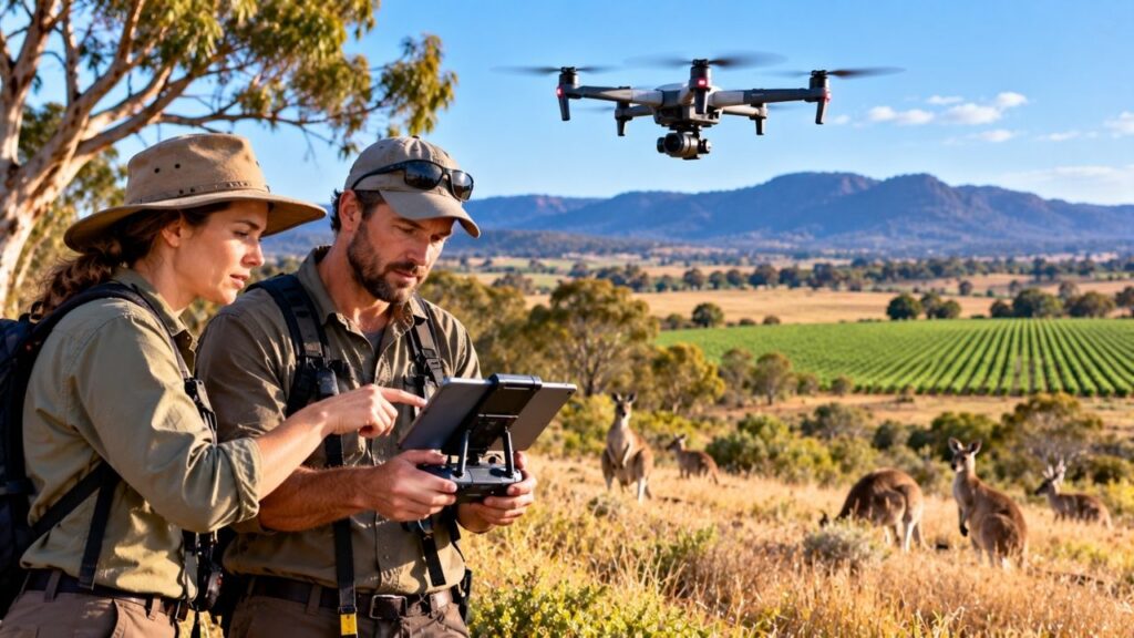Australian scientists are using drones to track wildlife and crops