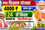 PM Kisan 24rd Installment Date 2026 Official Update