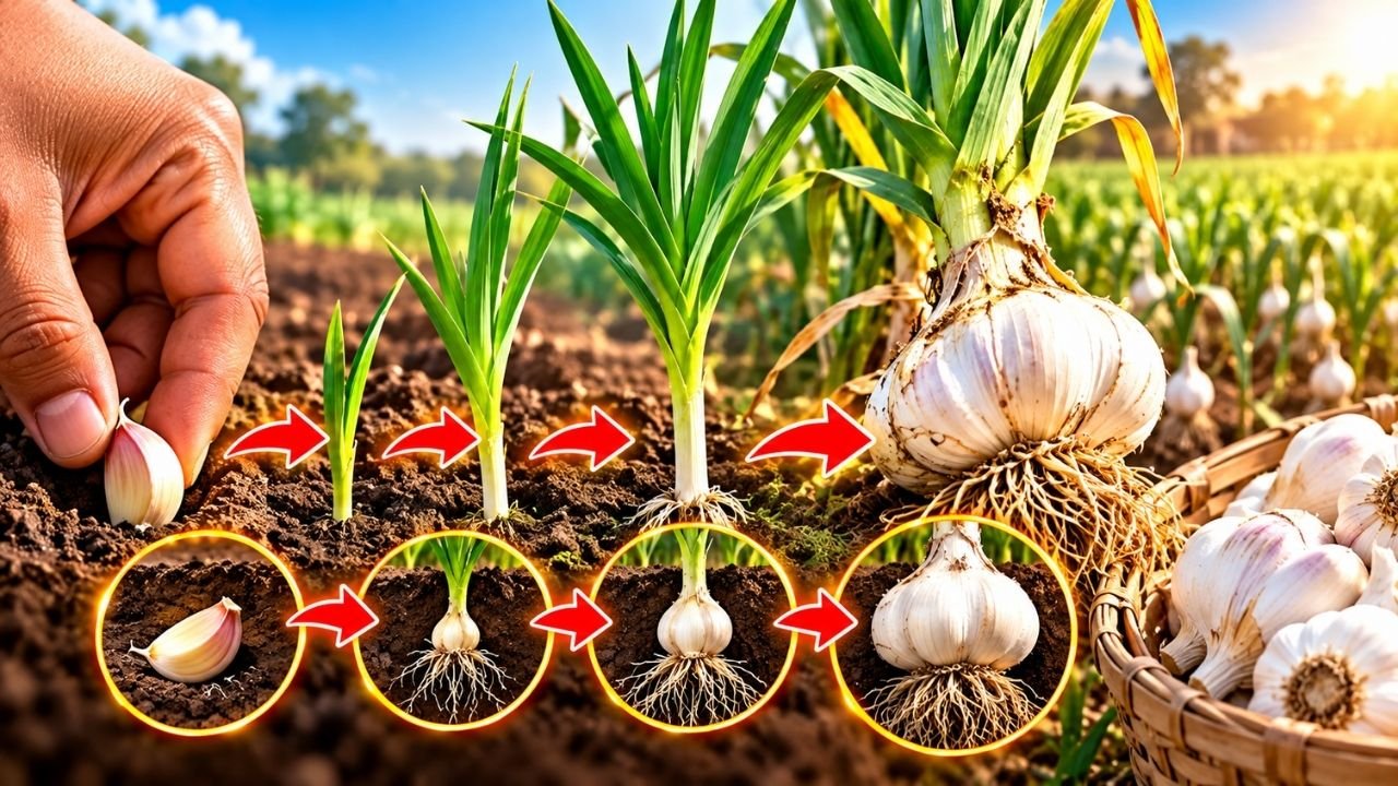 From One Tiny Clove to a Full Garlic Bulb
